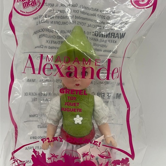 McDonald's 2010 Madame Alexander Gretel Doll Toy #5 - Picture 3 of 4